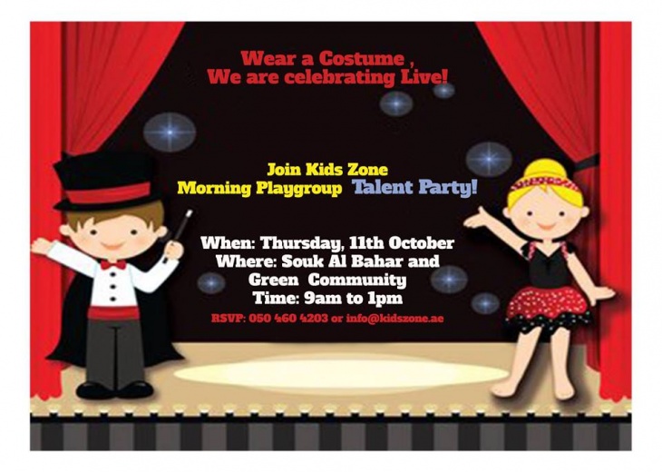 Talent Party/Morning Playgroup @ Kids Zone Talent Party/Morning Playgroup @ Kids Zone