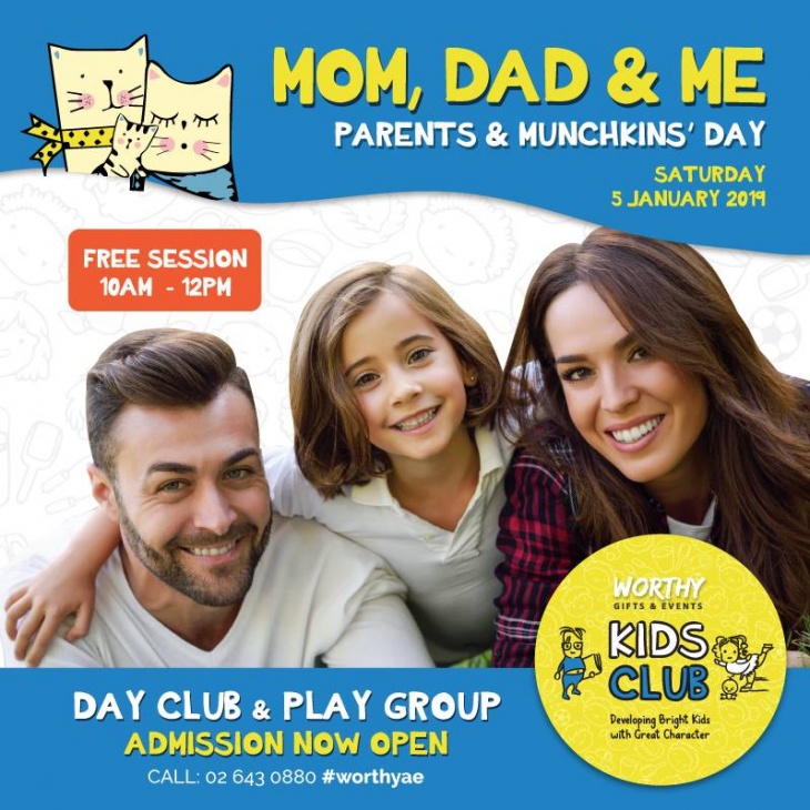 Free Mom, Dad & Toddler Session for your 2 to 4 year kids Free Mom, Dad & Toddler Session for your 2 to 4 year kids